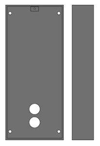 Obudowa natynkowa prosta Optima OP-ON1P