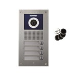 Commax DRC-4UC/RFID, 4-przyciskowy panel z kamerą i czytnikiem RFID