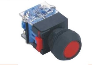 LAS0-KE-11E/N/P przycisk 22mm 10A czarny