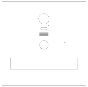 ZESTAW: skrzynka na listy VERONA z wideodomofonem Vidos DUO S1001