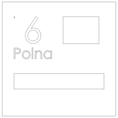 Skrzynka na listy z wyciętym adresem VERONA do kamery wideodomofonu Farfisa ALBA