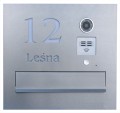 Skrzynka na listy VERONA z wyciętym napisem do kamery wideodomofonu Leelen