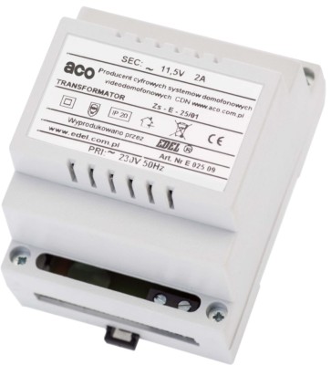 Transformator ACO TR DIN 11,5V AC 2A