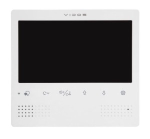 Monitor M1023W Vidos Duo głośnomówiący 7" biały