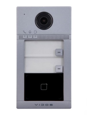 Vidos ONE S2402-N stacja bramowa dwuabonentowa z czytnikiem Mifare natynkowa