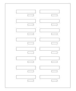 Przelotowa skrzynka pocztowa 16-wrzutowa SPO-16 (standard SPO)