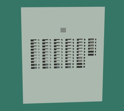Panel domofonowy do konstrukcji drzwiowej SPO-AS56 (standard SPO)