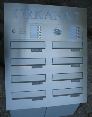 Przelotowa skrzynka pocztowa 8-wrzutowa SPO-8/Verona