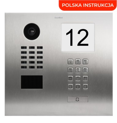 DoorBird D2101IKH jednoprzyciskowy wideodomofon IP z RFID, klawiaturą i modułem informacyjnym