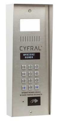 Panel zewnętrzny audio Cyfral PC-4000R z czytnikiem RFID