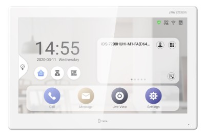 Hikvision DS-KH9510-WTE1 monitor z ekranem dotykowym 10" i systemem Android