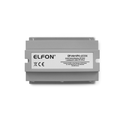 Moduł komunikacyjny + przełącznik wideo Optima OP-H4v3+VP4v3 DIN