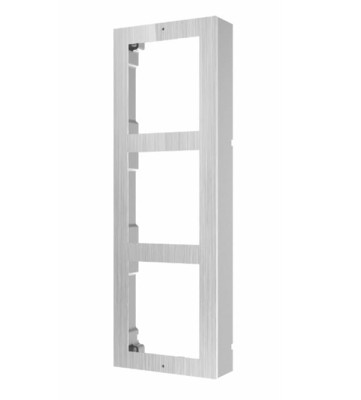 Hikvision DS-KD-ACW3/S ramka montażowa natynkowa INOX na 3 moduły