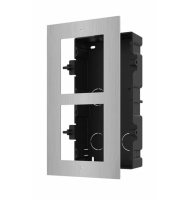 Hikvision DS-KD-ACF2/S ramka montażowa podtynkowa INOX na 2 moduły