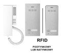 ACO Familio FAM-P-1NPACC jednorodzinny domofon z unifonem INS-UP i czytnikiem RFID [ZESTAW]