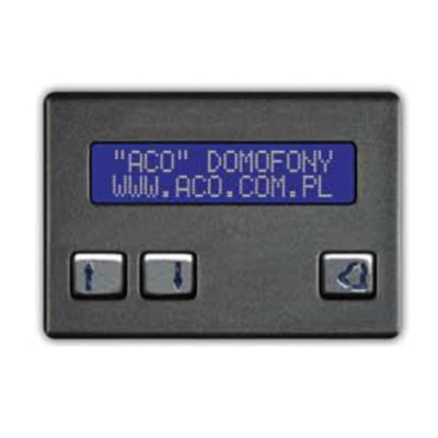 Moduł ACO CDN-230E - elektroniczna lista lokatorów (bez ramki)