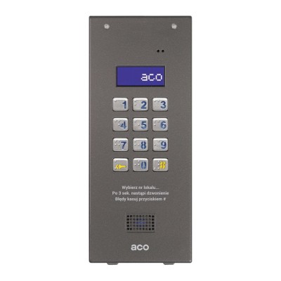 Cyfrowy panel domofonowy ACO CDNP7ACCS Slave z czytnikiem kluczy RFID