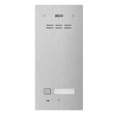 Cyfrowy panel domofonu ACO Familio FAM-P-1NPACC z 1 przyciskiem i czytnikiem RFID