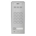 Cyfrowy panel domofonu ACO Familio FAM-P-1NPZSACC-NT z 1 przyciskiem wywołania, szyfratorem i czytnikiem RFID, natynkowy