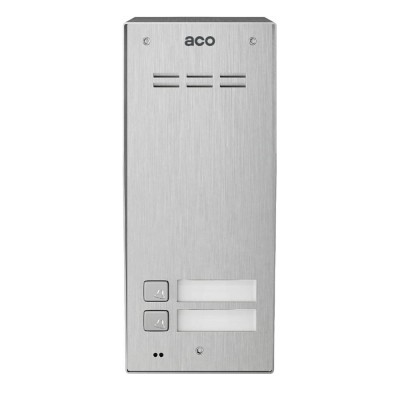 Cyfrowy panel domofonu ACO Familio FAM-P-2NPACC-NT z 2 przyciskami i czytnikiem RFID, natynkowy
