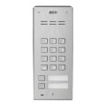 Cyfrowy panel domofonu ACO Familio FAM-P-2NPZSACC-NT z 2 przyciskami, szyfratorem i czytnikiem RFID, natynkowy