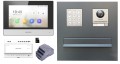 ZESTAW: skrzynka na listy VERONA z kompletnym wideodomofonem IP Hikvision dwużyłowym DS-KIS702/S INOX i szyfratorem DS-KD-KP/S INOX