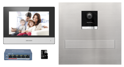 ZESTAW: skrzynka na listy VERONA z kompletnym wideodomofonem IP Hikvision DS-KIS602