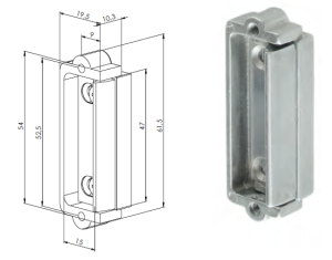regulowana blokada zamiast elektrozaczepu