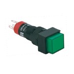 LAS3F-11/x/24 przycisk 10 mm z główką kwadratową i podświetleniem 24V 