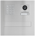 ZESTAW: skrzynka na listy VERONA z kompletnym wideodomofonem IP Hikvision dwużyłowym DS-KIS702/S INOX i szyfratorem DS-KD-KP/S INOX