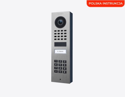 DoorBird D1101KV-S jednoprzyciskowy wideodomofon IP z modułem Wi-Fi i klawiaturą natynkowy