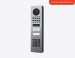 DoorBird D1102KV-S dwuprzyciskowy wideodomofon IP z modułem Wi-Fi i klawiaturą natynkowy