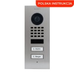 DoorBird D1102V-F dwuprzyciskowy wideodomofon IP z modułem Wi-Fi, podtynkowy