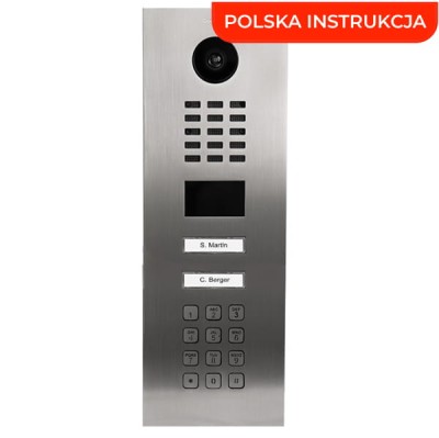 DoorBird D2102KV dwuprzyciskowy wideodomofon IP z RFID i klawiaturą