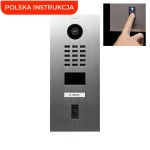 DoorBird D2101FV-FP50 jednoprzyciskowy wideodomofon IP z RFID i czytnikiem linii papilarnych
