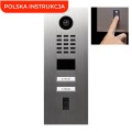 DoorBird D2102FV-FP50 dwuprzyciskowy wideodomofon IP z RFID i czytnikiem linii papilarnych