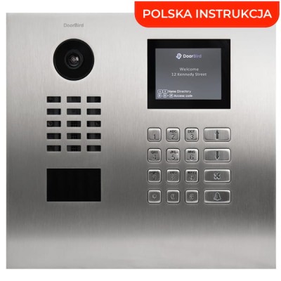 DoorBird D21DKH wideodomofon IP z RFID, klawiaturą i wyświetlaczem