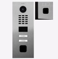 DoorBird D2102FV-EKEY-SL dwuprzyciskowy wideodomofon IP z RFID i otworem na czytnik EKEY sLine