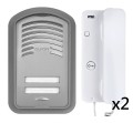 Zestaw domofonowy dwurodzinny Elfon Z2 Dual 2-żyłowy