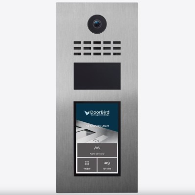 DoorBird D31TDV wideodomofon IP z RFID, wyświetlaczem, klawiaturą ekranową i czytnikiem kodów QR