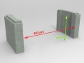 Wycięcie typu C w pustaku CUBO K1