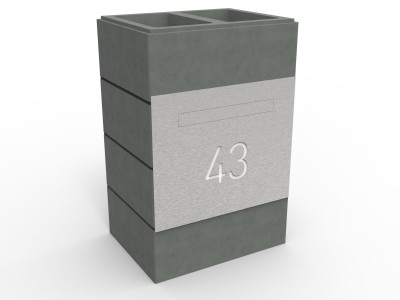 Duża skrzynka do montażu w dwóch pustakach DREWBET CUBO K2