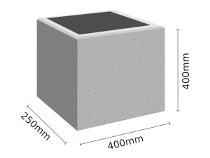Skrzynka na listy typ C1 do wideodomofonu - do pustaka VIVENDA 400x400x250