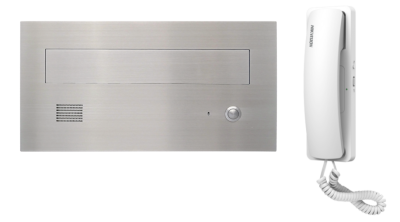 ZESTAW: skrzynka na listy VERONA NISKA z domofonem Hikvision KIS103