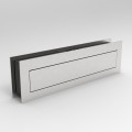 Wrzutnik listowy 280x80mm dwustronny zatrzaskowy z regulacją