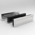 Wrzutnik listowy 280x80mm dwustronny zatrzaskowy z regulacją