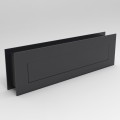 Wrzutnik listowy 320x80mm dwustronny zatrzaskowy z regulacją, lakierowany
