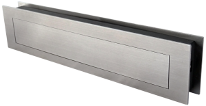 Wrzutnik listowy 310x80mm dwustronny SW-02 regulowany, stal nierdzewna