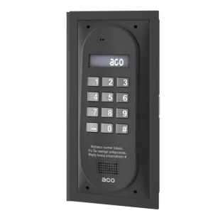 Cyfrowy panel domofonowy ACO CDNP8ACC z czytnikiem RFID