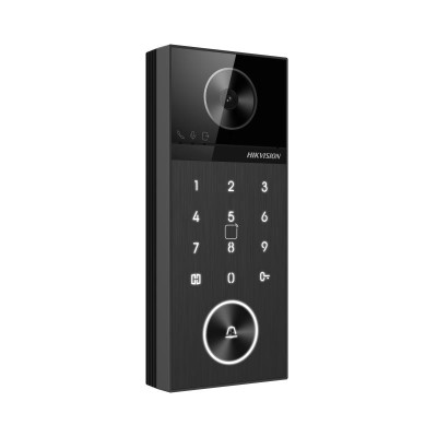 HIKVISION DS-KV6124-WBE1 Stacja bramowa IP, 4MP, WiFi, czytnik zbliżeniowy i szyfrator , czarna